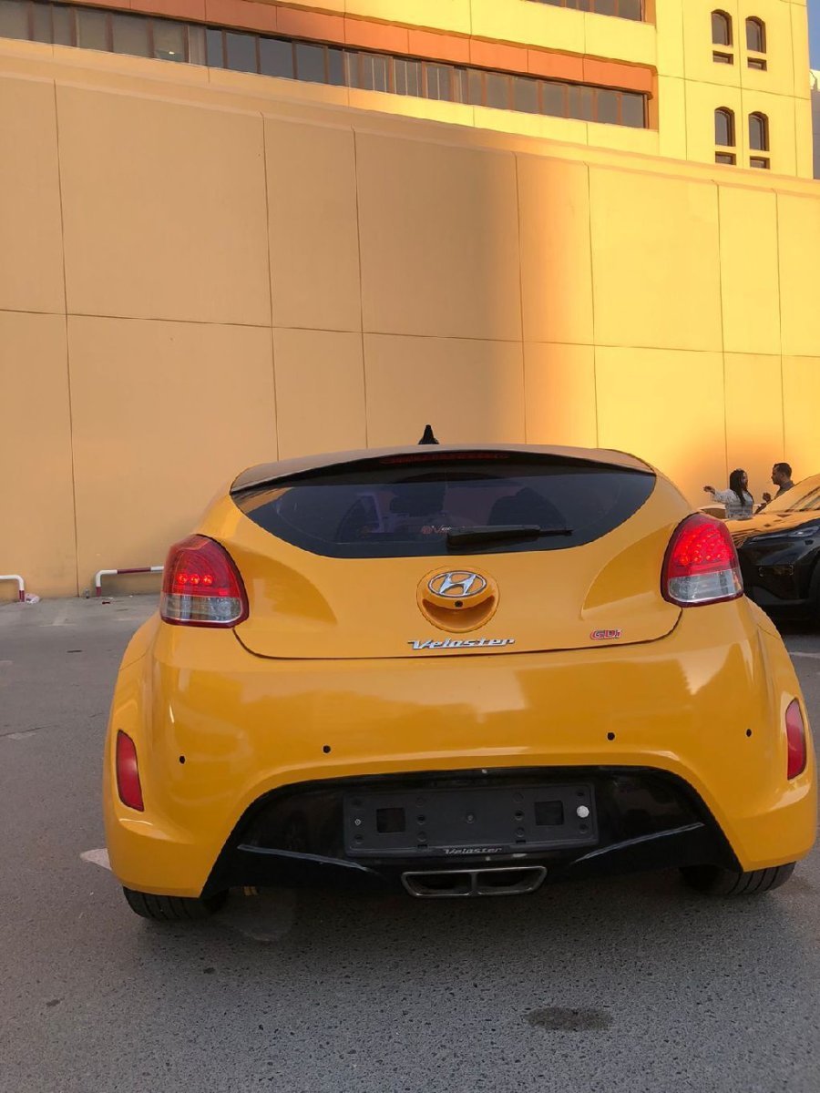 Hyundai Veloster Yellow Full Option Imported from Korea